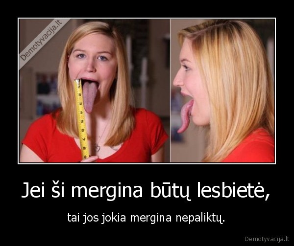 mergina,lesbiete,liezuvis