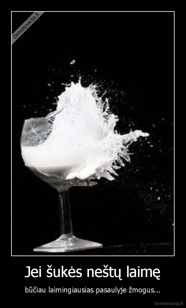 Jei šukės neštų laimę