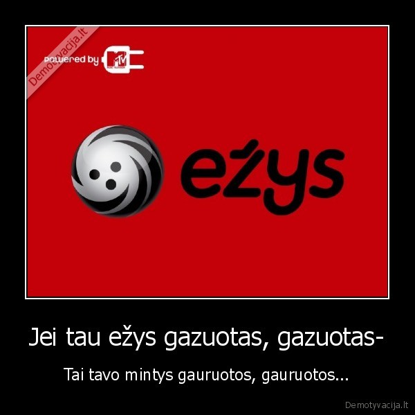 gazuotas, ezys