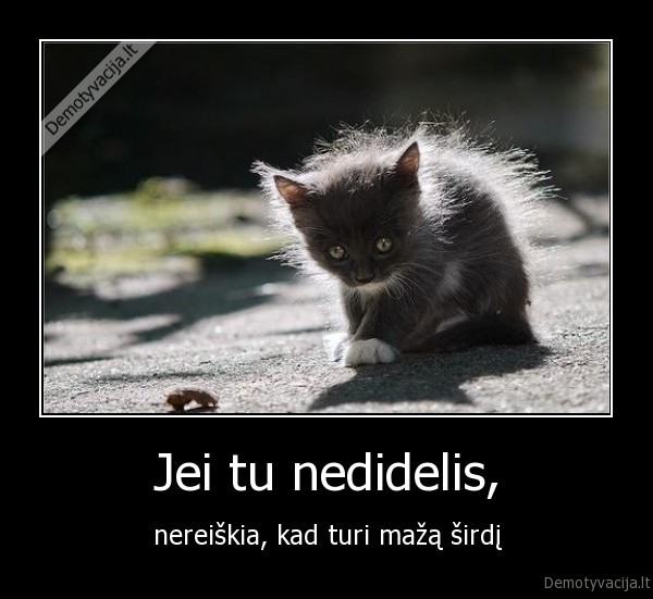 didele, sirdis, mazas