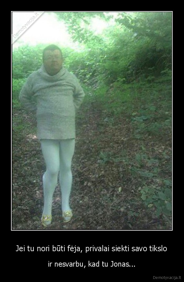 Jei tu nori būti fėja, privalai siekti savo tikslo