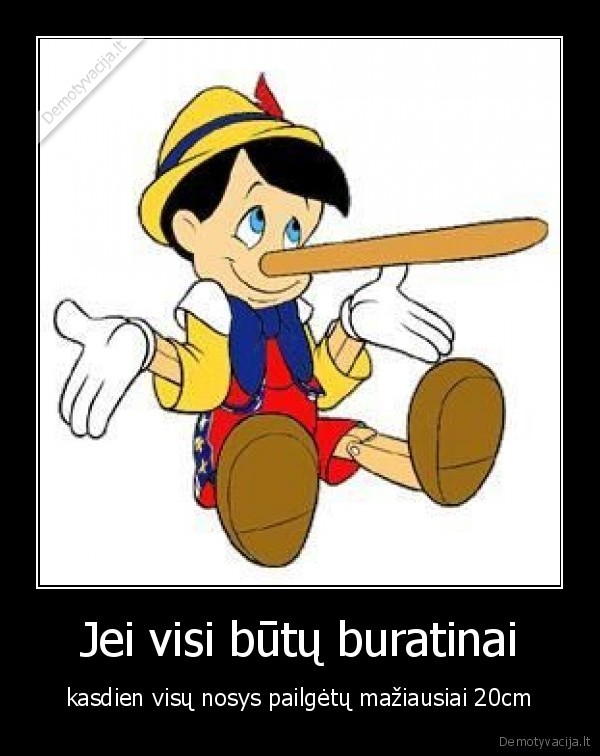 Jei visi būtų buratinai