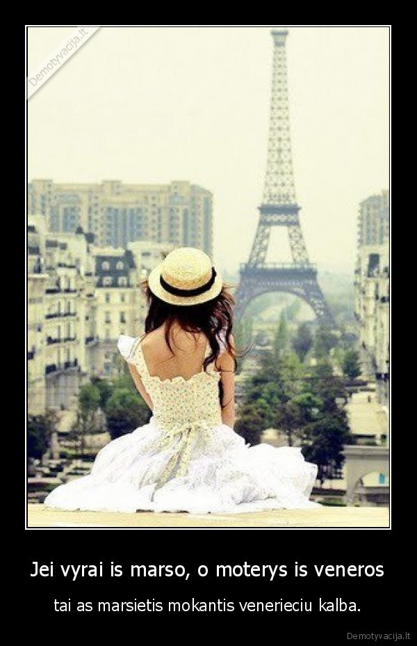 Jei vyrai is marso, o moterys is veneros
