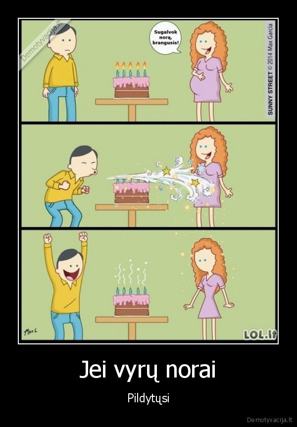 issipildes, noras,gimtadienio, noras,nestumas
