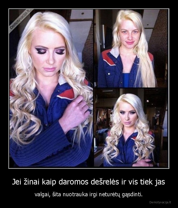 mergina,makiazas,desrele