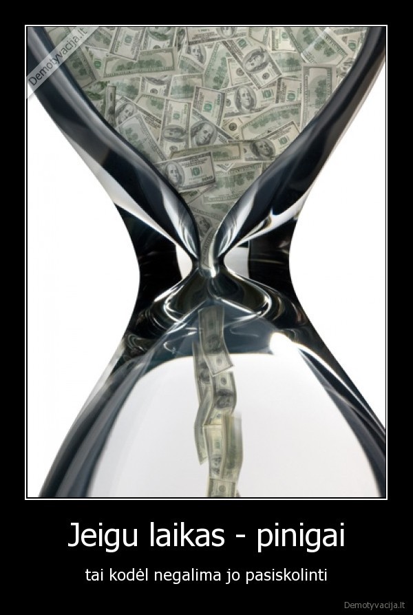Jeigu laikas - pinigai