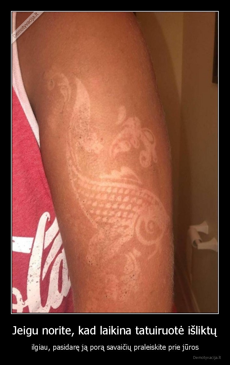 prie, juros,idegis,tatuiruote,laikina, tatuiruote