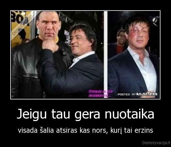 Jeigu tau gera nuotaika