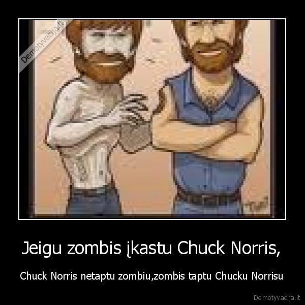 Jeigu zombis įkastu Chuck Norris,