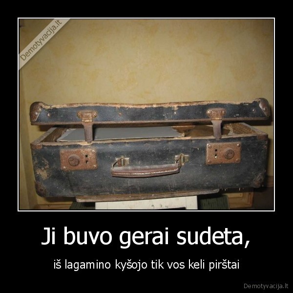 Ji buvo gerai sudeta,