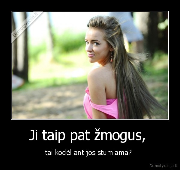 salciute,zmogus,stumimas