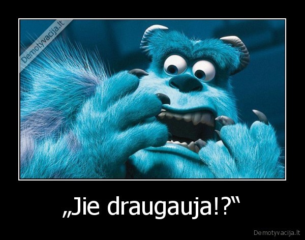 „Jie draugauja!?“