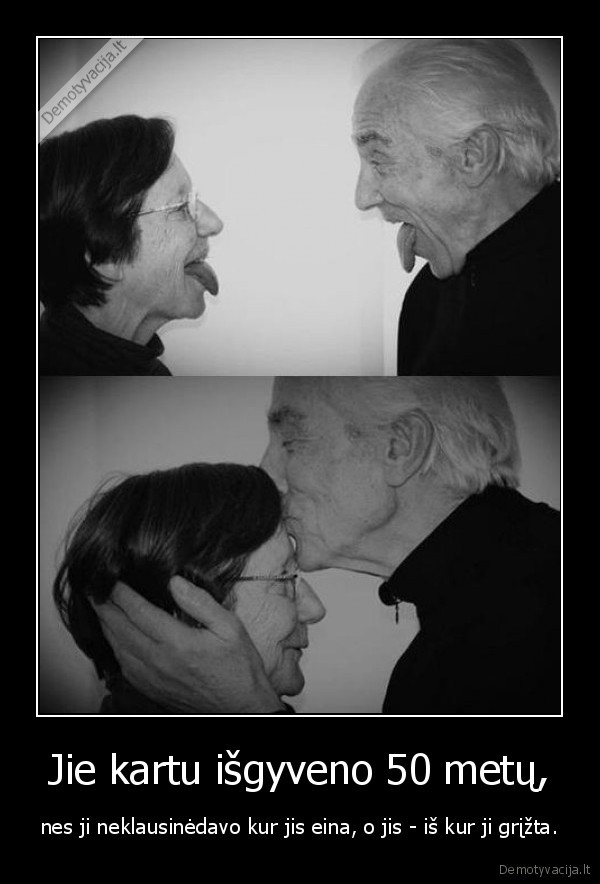Jie kartu išgyveno 50 metų,