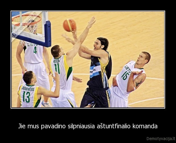 Jie mus pavadino silpniausia aštuntfinalio komanda