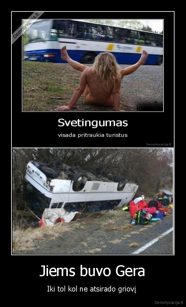 autobusas,turistai,mergina,griovys
