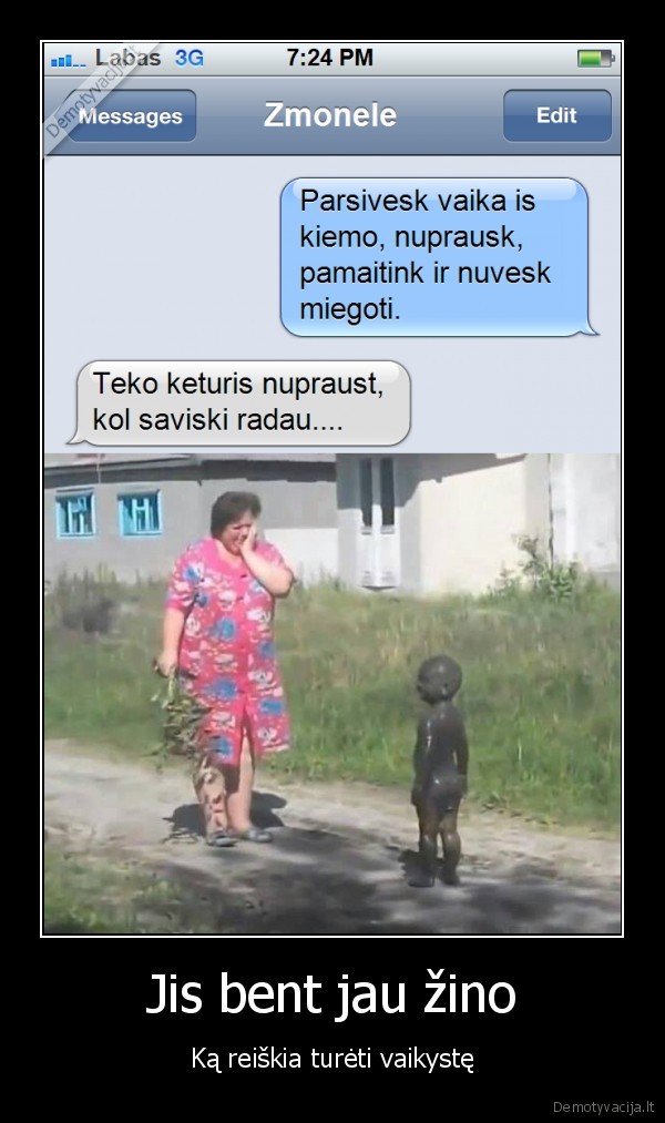 sms, mamai,murzinas, vaikas