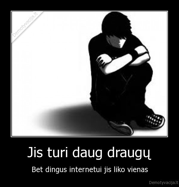 Jis turi daug draugų