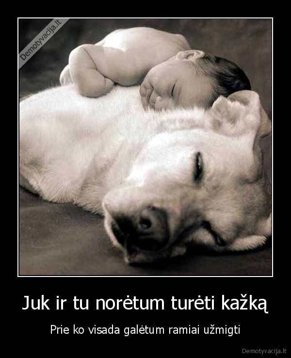 Juk ir tu norėtum turėti kažką