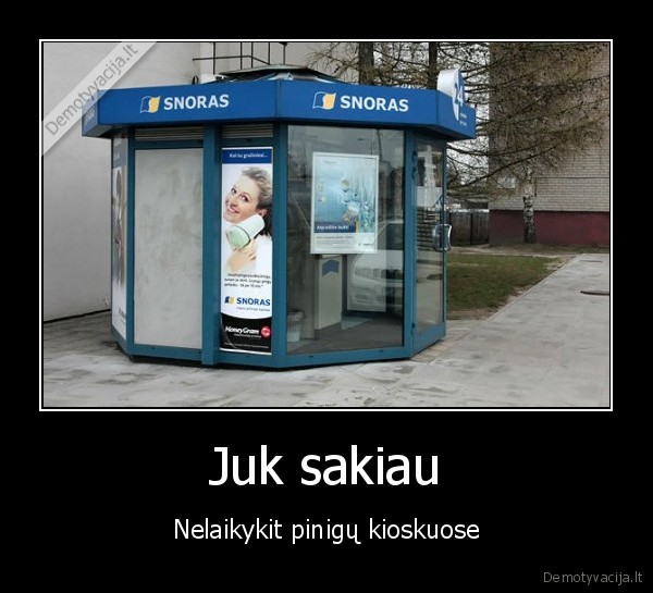 snoras,bankas,kioskas
