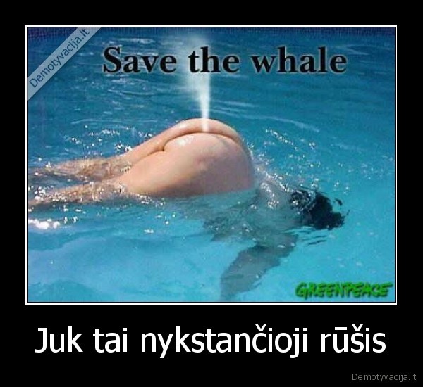 Juk tai nykstančioji rūšis