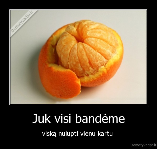 mandarinas,lupimas,zieve