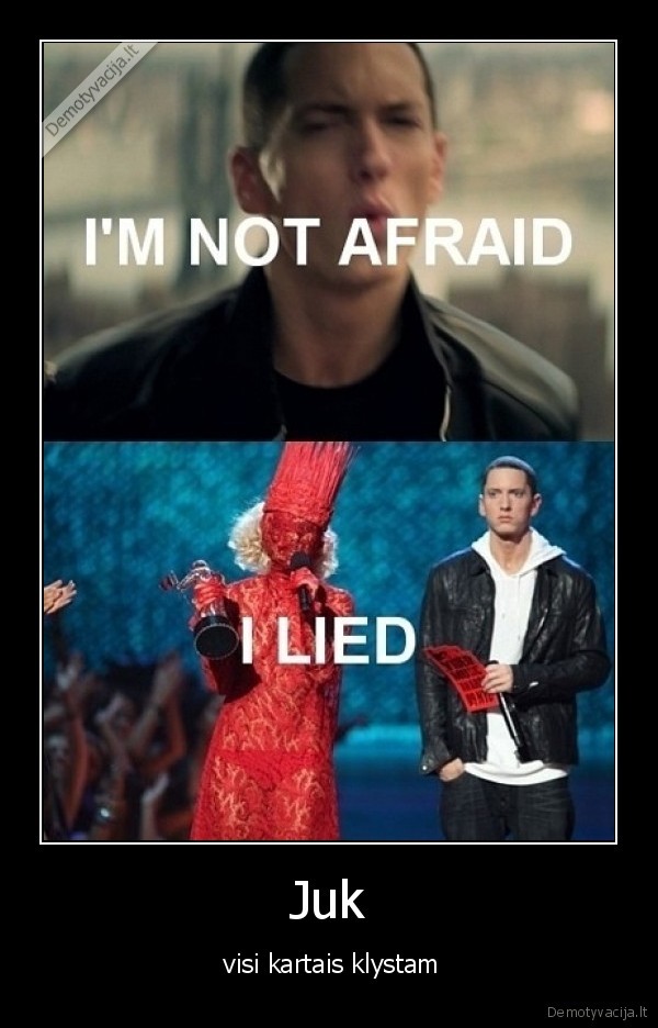 eminemas, bijo, ledy, gagos