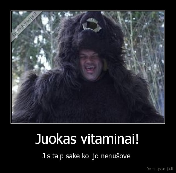 cololo, juokas, vitaminai
