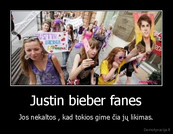 Justin bieber fanes