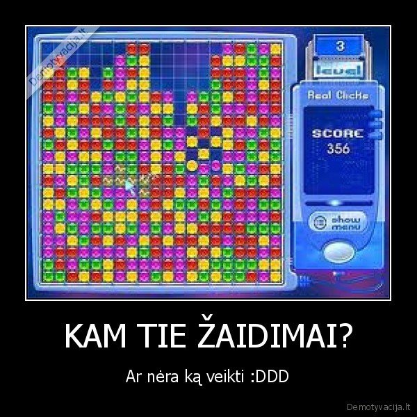 KAM TIE ŽAIDIMAI?