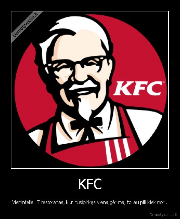 kfc, laki, kiek, nori, nusipirkes, viena