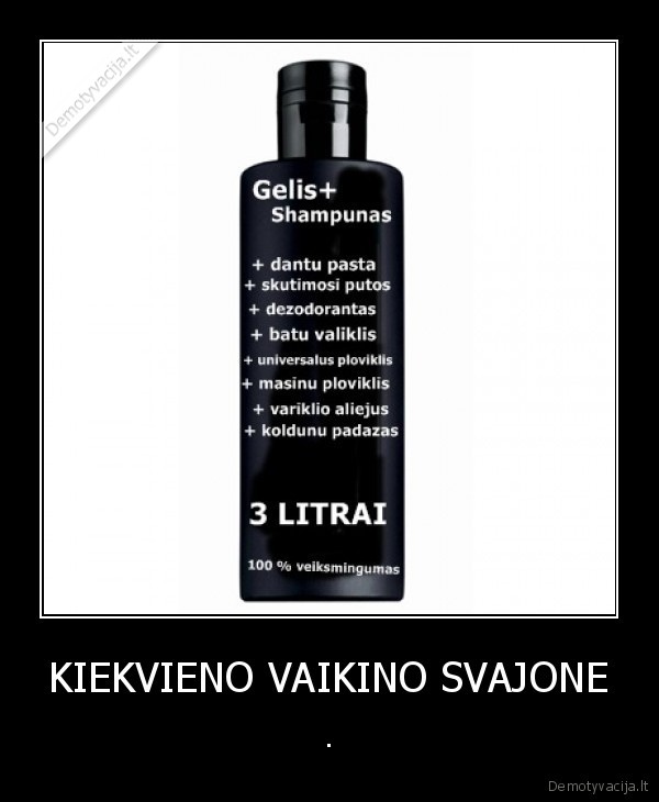 KIEKVIENO VAIKINO SVAJONE