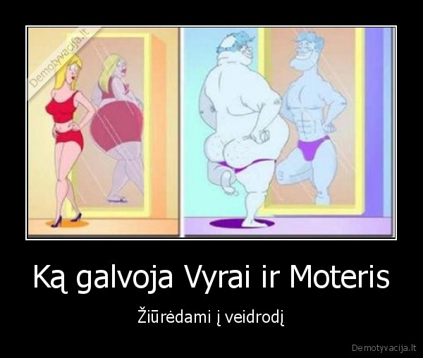 Ką galvoja Vyrai ir Moteris