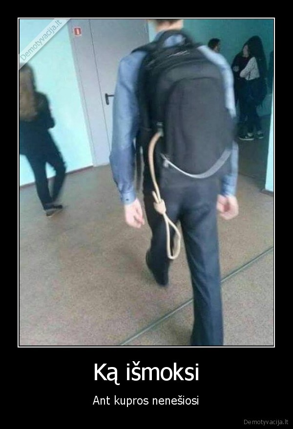 kilpa,mokykla,juodas, humoras