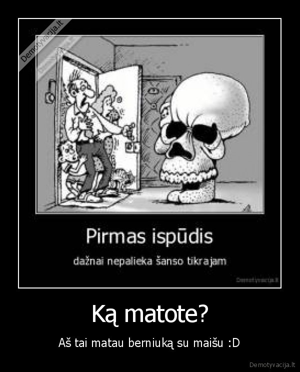 Ką matote?