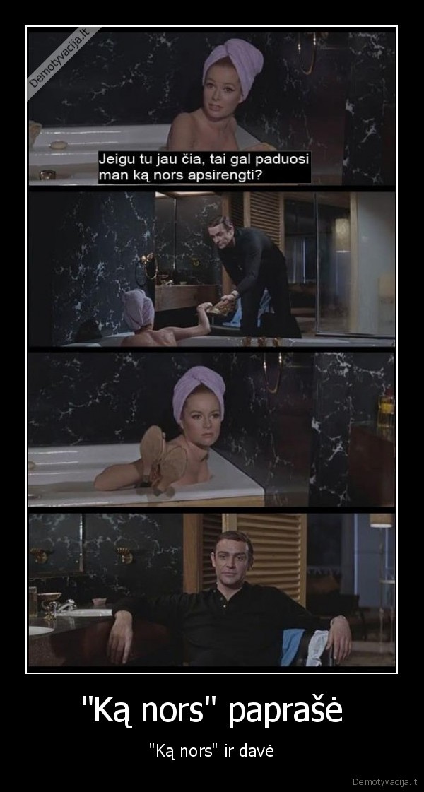 "Ką nors" paprašė