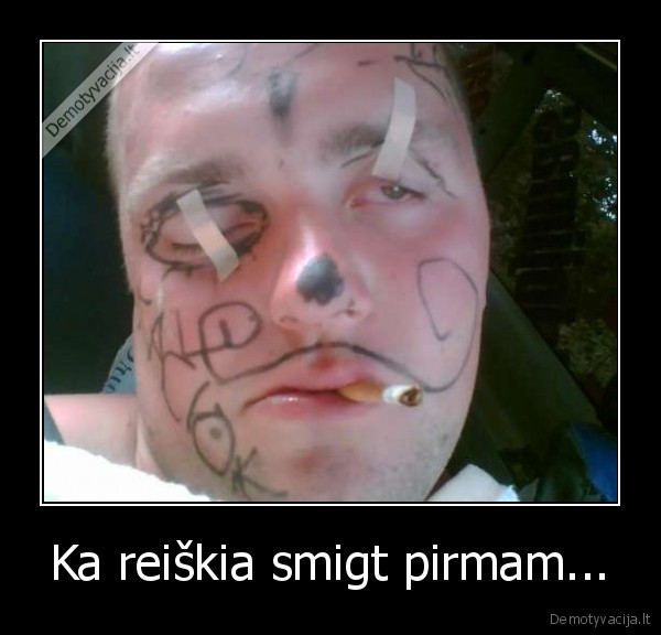 Ka reiškia smigt pirmam...