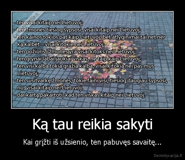 uzsienis,lietuva,turizmas,negatyvas