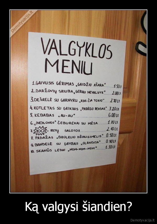 meniu,prikolas,valgiarastis