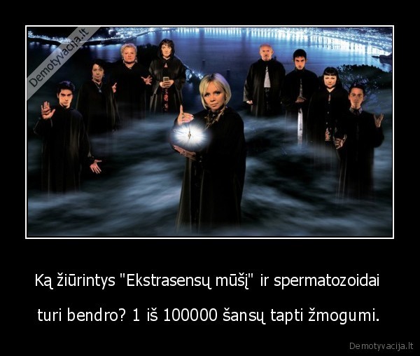 ekstrasensu, musis,spermatozoidas
