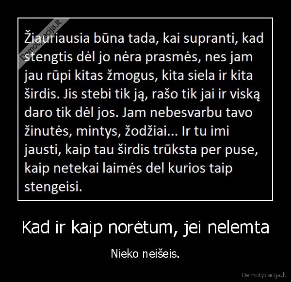 meile,nelaiminga, meile