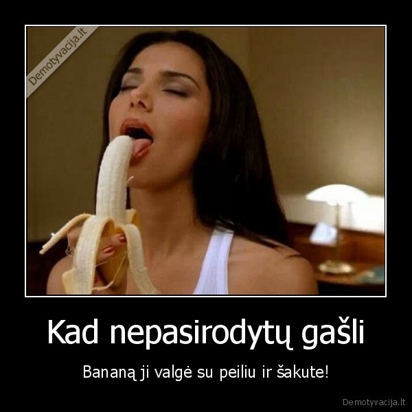 banana,gasli, mergina,banano, valgymas