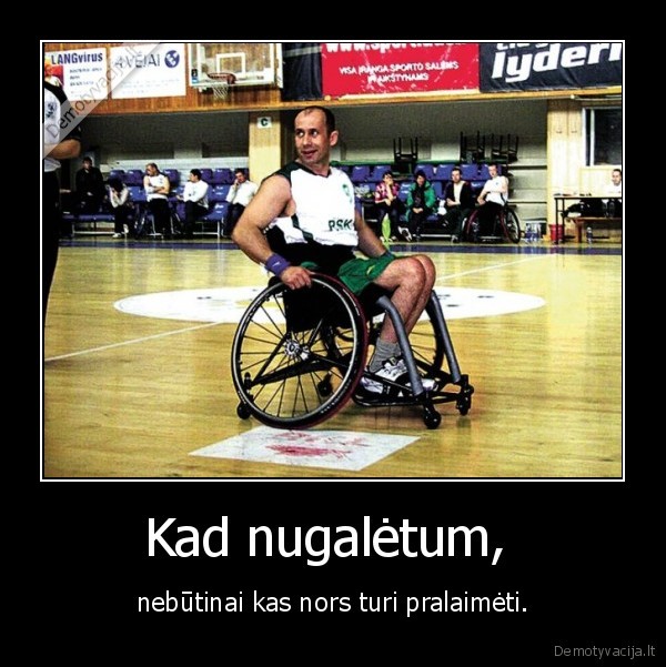 pergale,pralaimejimas