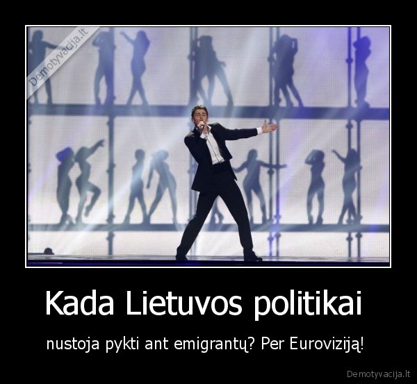 eurovizija, emigrantai, politikai