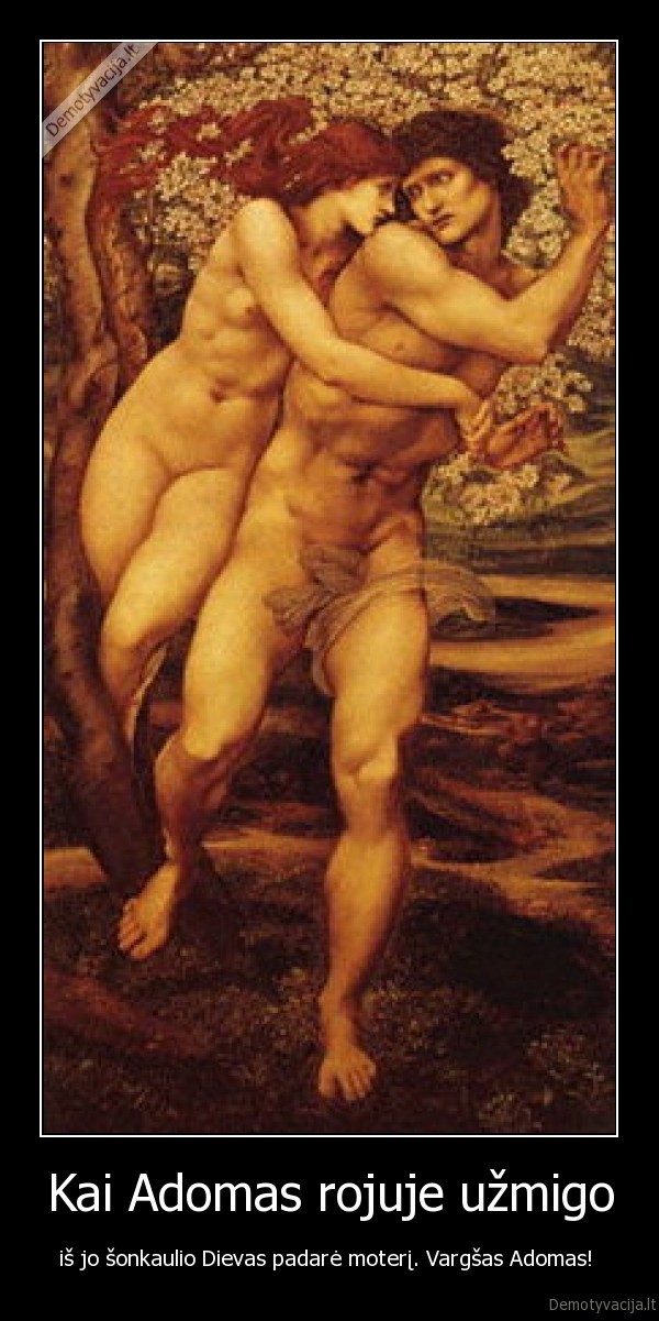 Kai Adomas rojuje užmigo