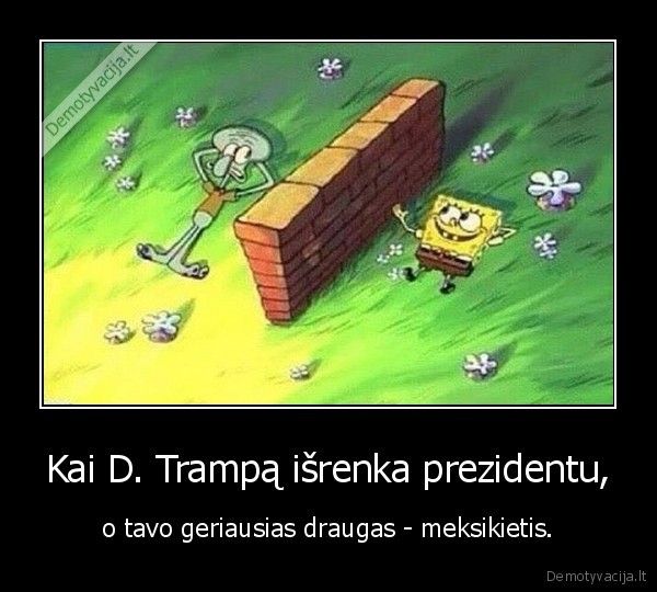 donaldas, trampas,jav, prezidentas,meksika,siena