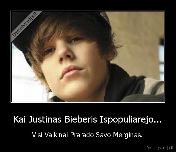 Kai Justinas Bieberis Ispopuliarejo...