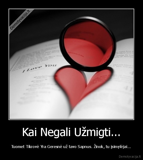 Kai Negali Užmigti...