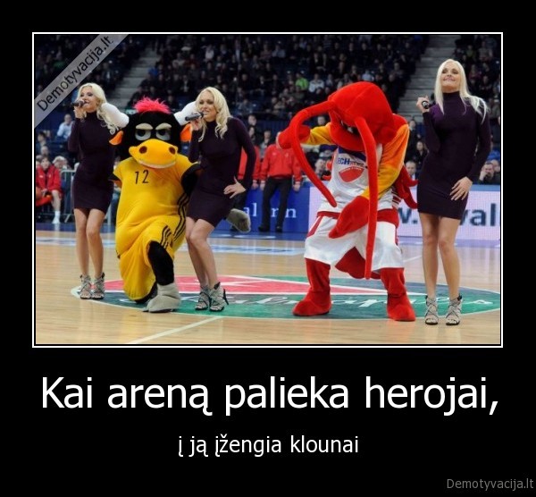 olialia, pupytes, klounas, krepsinis