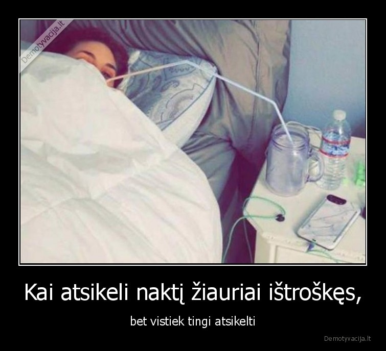 lova,naktis,troskulys,vanduo