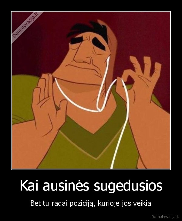 sugedusios, ausines,ausinukas